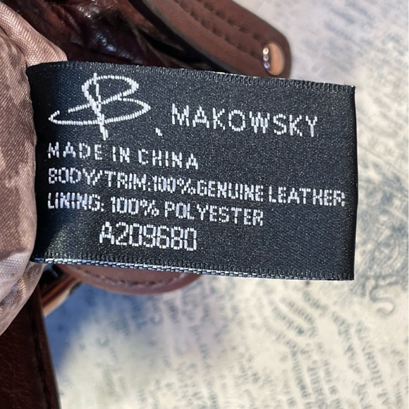 B. MAKOWSKY Alice Shoulder Bag Brandy - Picture 10 of 16